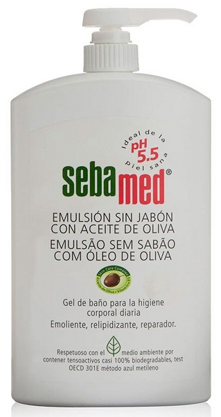 Sebamed Emulsión Sin Jabón Con Aceite Oliva 1000 ml