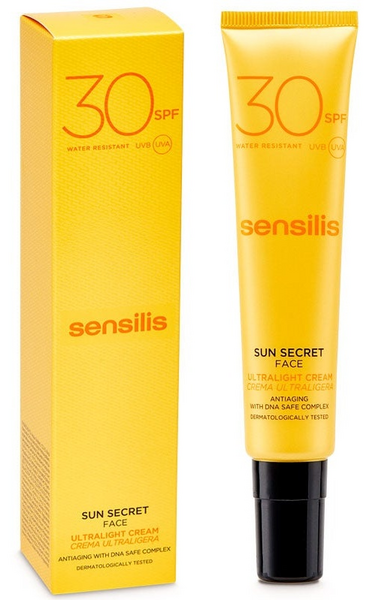 Sensilis Sun Secret Crema Solar Facial Protectora y Antiedad SPF30 40 ml