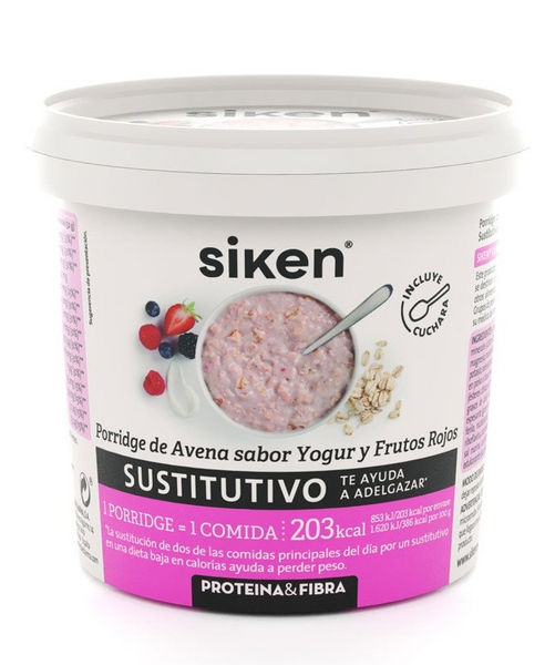 Siken Porridge Yogur-Frutos Rojos 52 gr