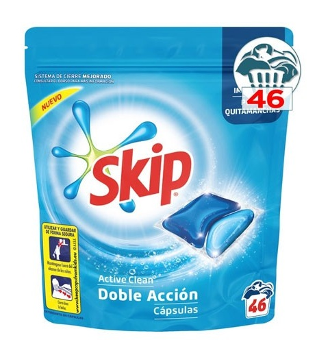 Skip Active Clean Detergente 46 uds