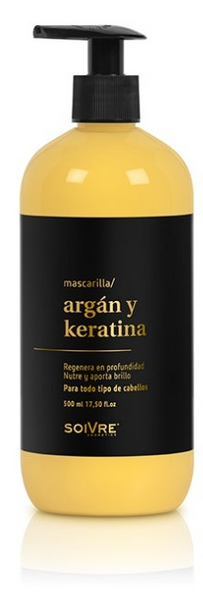 Soivre Mascarilla Argan Keratina 500 ml