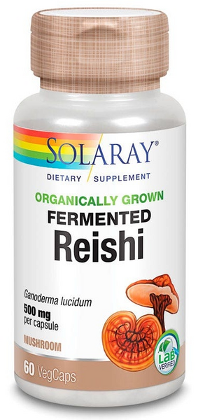 Solaray Reishi 500mg 60 Cápsulas Vegetales