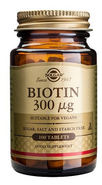 Solgar Biotina 100 comprimidos