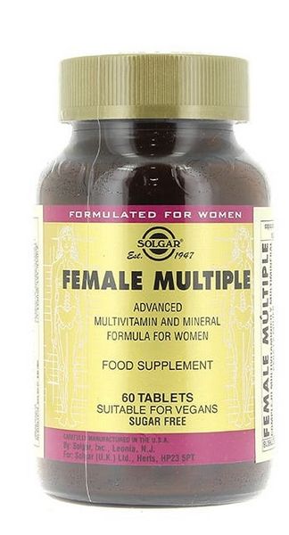 Solgar FEMALE MULTIPLE 60 comprimidos