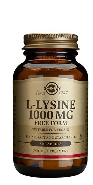 Solgar L-Lisina 1000 mg 50 comprimidos