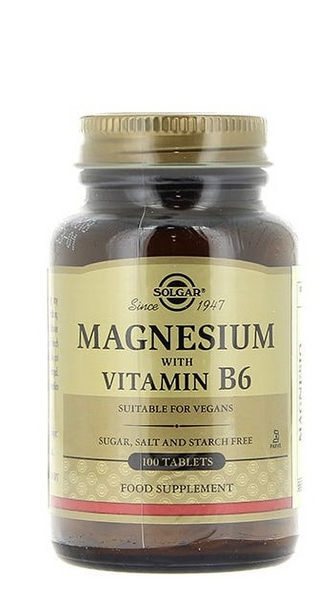 Solgar Magnesio + B6 100 cápsulas