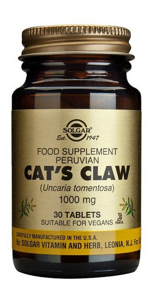 Solgar Uña de Gato Solgar 1000 mg 30 Comprimidos