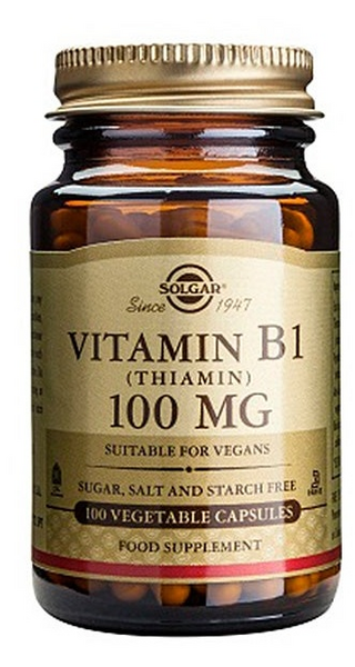 Solgar Vitamina B1 100 mg (Tiamina) 100 comprimidos