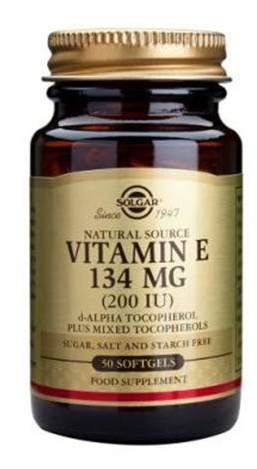 Solgar Vitamina E 200 UI 134 mg 50 comprimidos