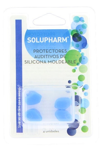 Solupharm Tapones Oídos Silicona Moldeable 4 uds
