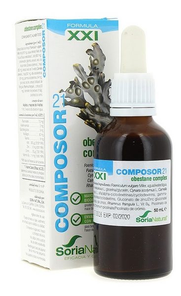 Soria Natural Composor Formula XXI 21 Fucus Complex 50 ml
