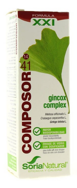 Soria Natural Composor Fórmula XXI 41 Gincox 50 ml