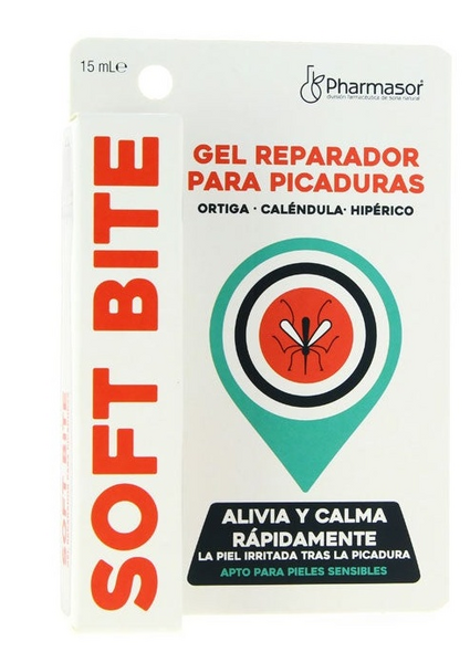 Soria Natural Gel Reparador para Picaduras Soft Bite Roll On Pharmasor 15 ml