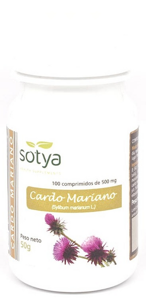 Sotya Cardo Mariano 500 mg 100 Comprimidos