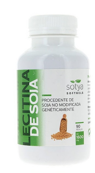 Sotya Lecitina de Soja 1200 mg 90 Cápsulas