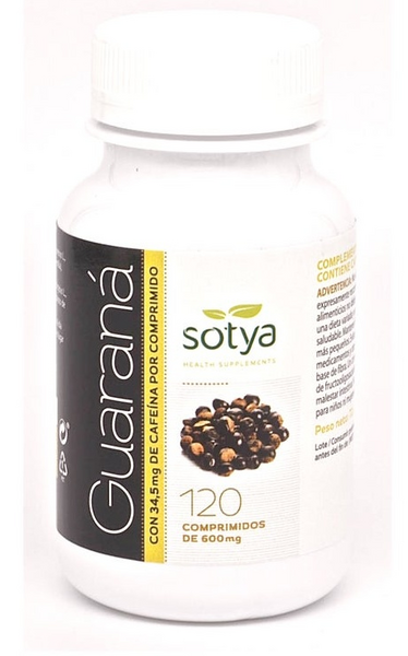 Sotya Super Guaraná 120 Comprimidos de 600 mg