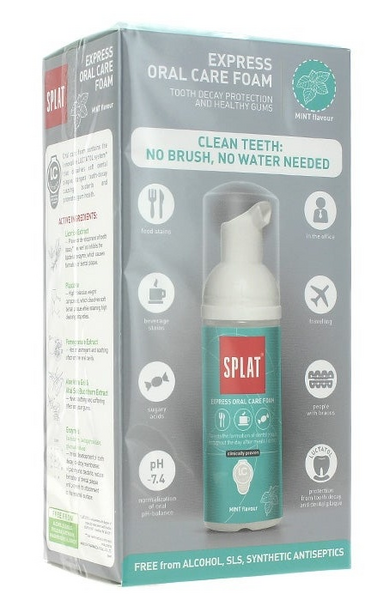 Splat Express Espuma Dental Limpiadora 2 en 1 Menta 50 ml