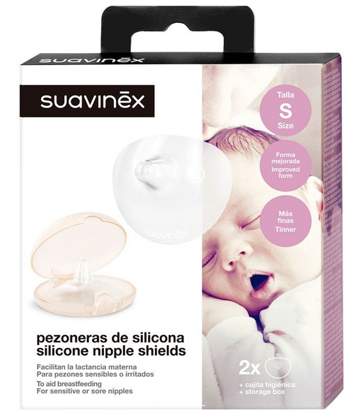 Suavinex Pezoneras Silicona Talla S 2 Uds