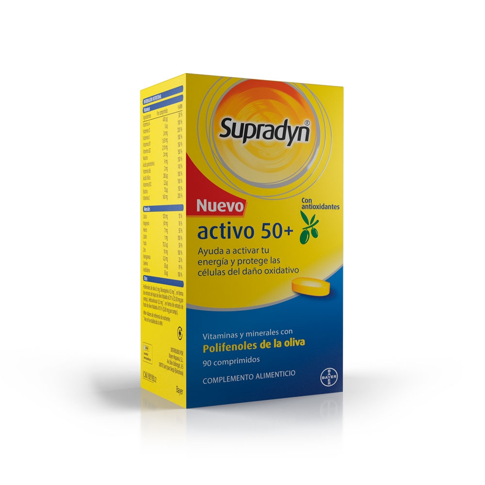 Supradyn activo 50+ antioxidante 90 comprimidos