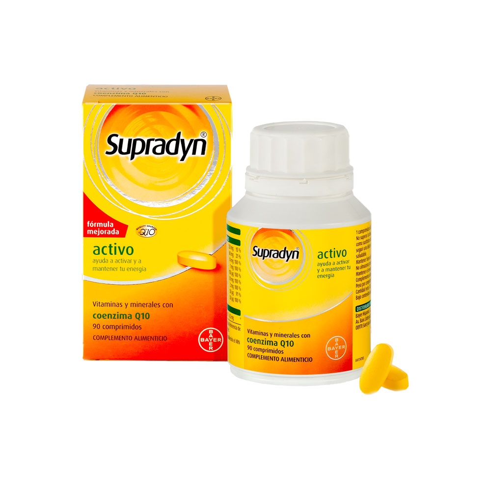 Supradyn Activo con Coenzima Q10 90 comprimidos