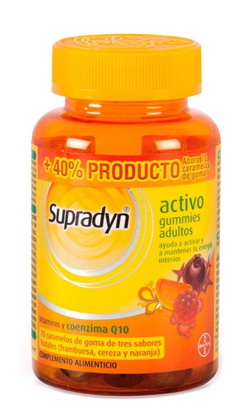 Supradyn Activo Gummies Adultos Vitaminas y Energía 70 uds