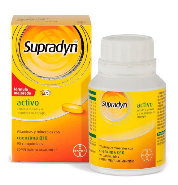 Supradyn Activo Vitaminas y Energía 90 Comprimidos