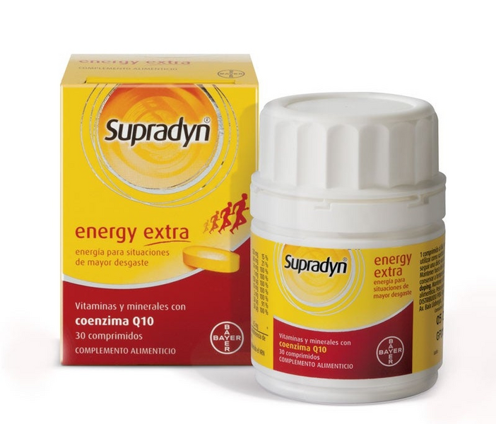 Supradyn Energy Extra Deporte Vitaminas y Energía 30 Comprimidos