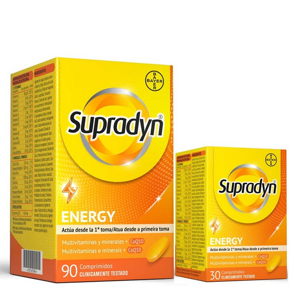 Supradyn Energy Vitaminas y Energía 90 + 30 Comprimidos