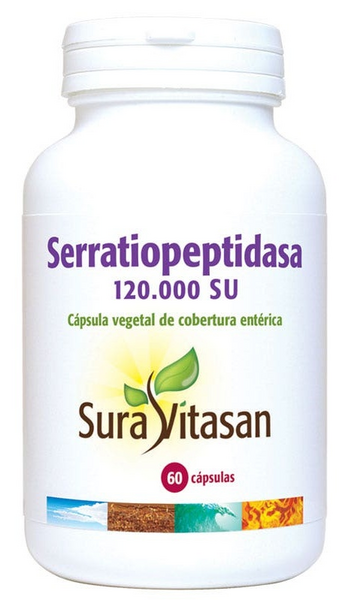 Sura Vitasan Serratiopeptidasa 60 Cápsulas