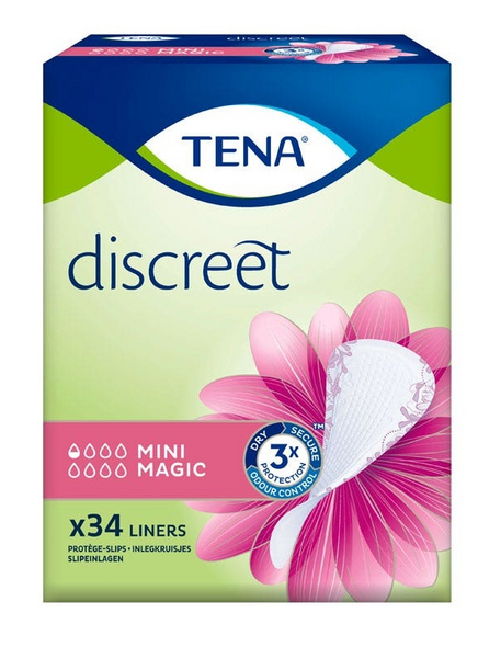 TENA Discreet Mini Magic Mujer 34 uds