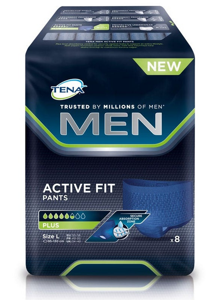 TENA Men Pants Active Fit Large 8 uds