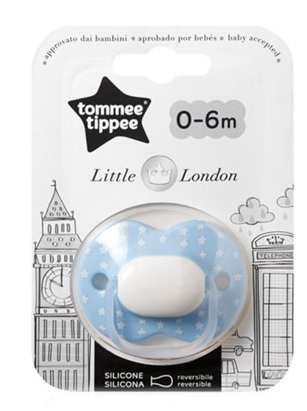 Tommee Tippee Chupete Silicona London Azul 0-6m