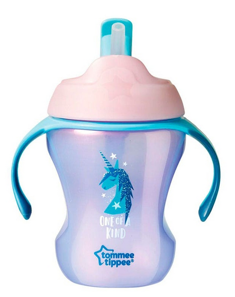 Tommee Tippee Explora Easy Drink Caña Straw Cup Color Lila +6m 230 ml