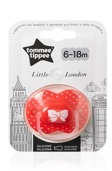 Tommee Tippee Little London Chupete Silicona London 6-18m Rosa