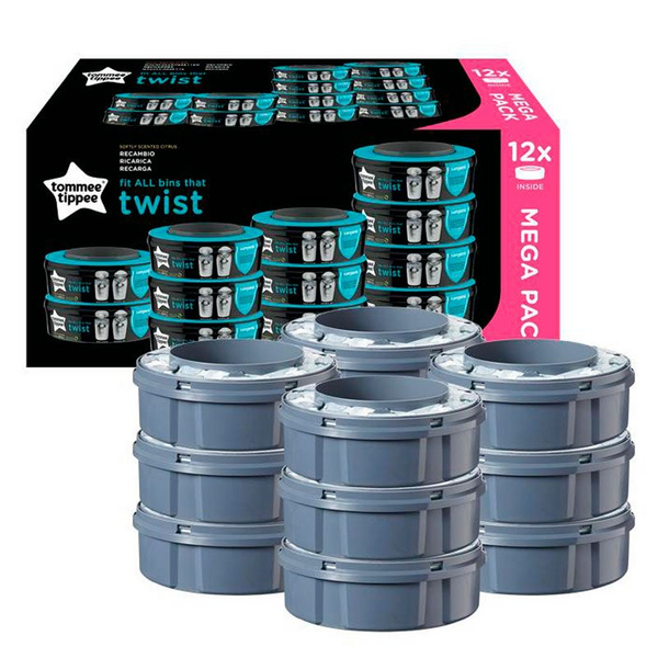 Tommee Tippee Recambios Contenedor Pañales Sangenic Twist&Click 12 Uds
