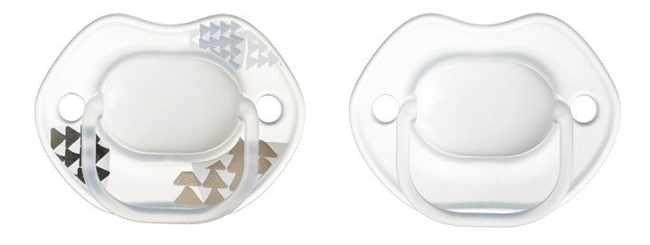 Tommee Tippee Urban Style Chupetes 0-6m 2 uds Transparentes