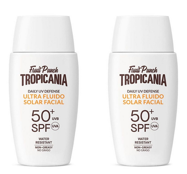 Tropicania Protector Solar Facial Ultra-Fluido SPF 50+ 2x50 ml