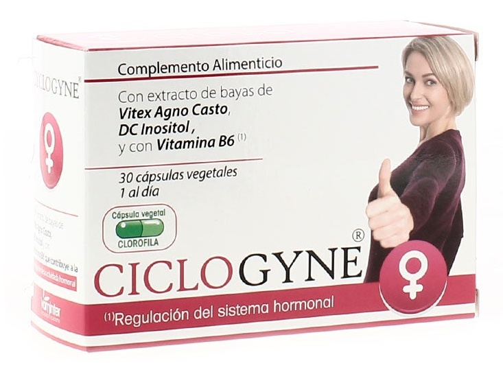 Vaminter Ciclogyne Complemento Alimenticio de Regulación Hormonal 30 Cápsulas