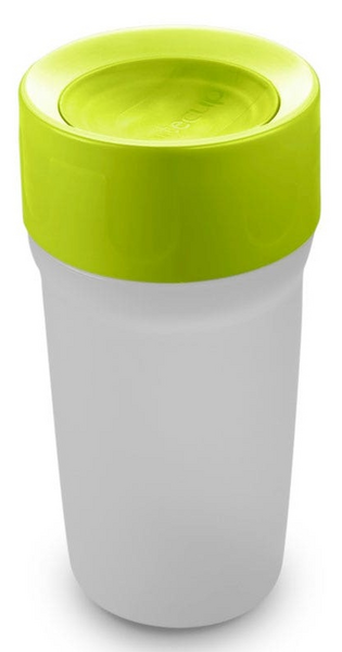 Vaso Entrenamiento Litecup +12m Verde Neón 330 ml