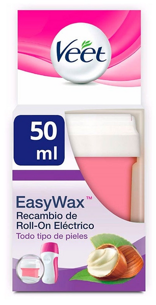 Veet Easy Wax Recambio Roll-On Todas Pieles 50 ml