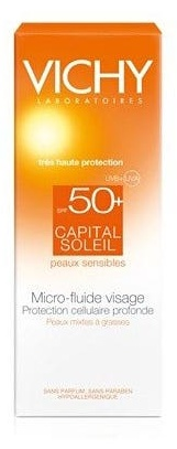 Vichy Capital Soleil 50+ Micro-Fluido Rostro 40 ml