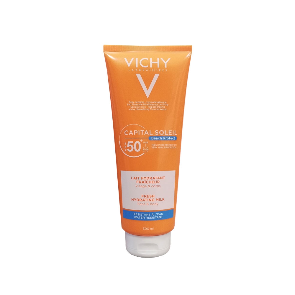 Vichy Capital Soleil Leche hidratante rostro y cuerpo FPS50+ 300 ml