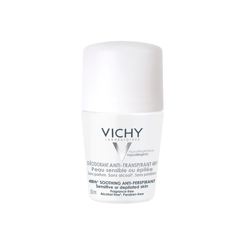 Vichy desodorante anti-transpirante 48h. Roll-on piel sensible 50 ml