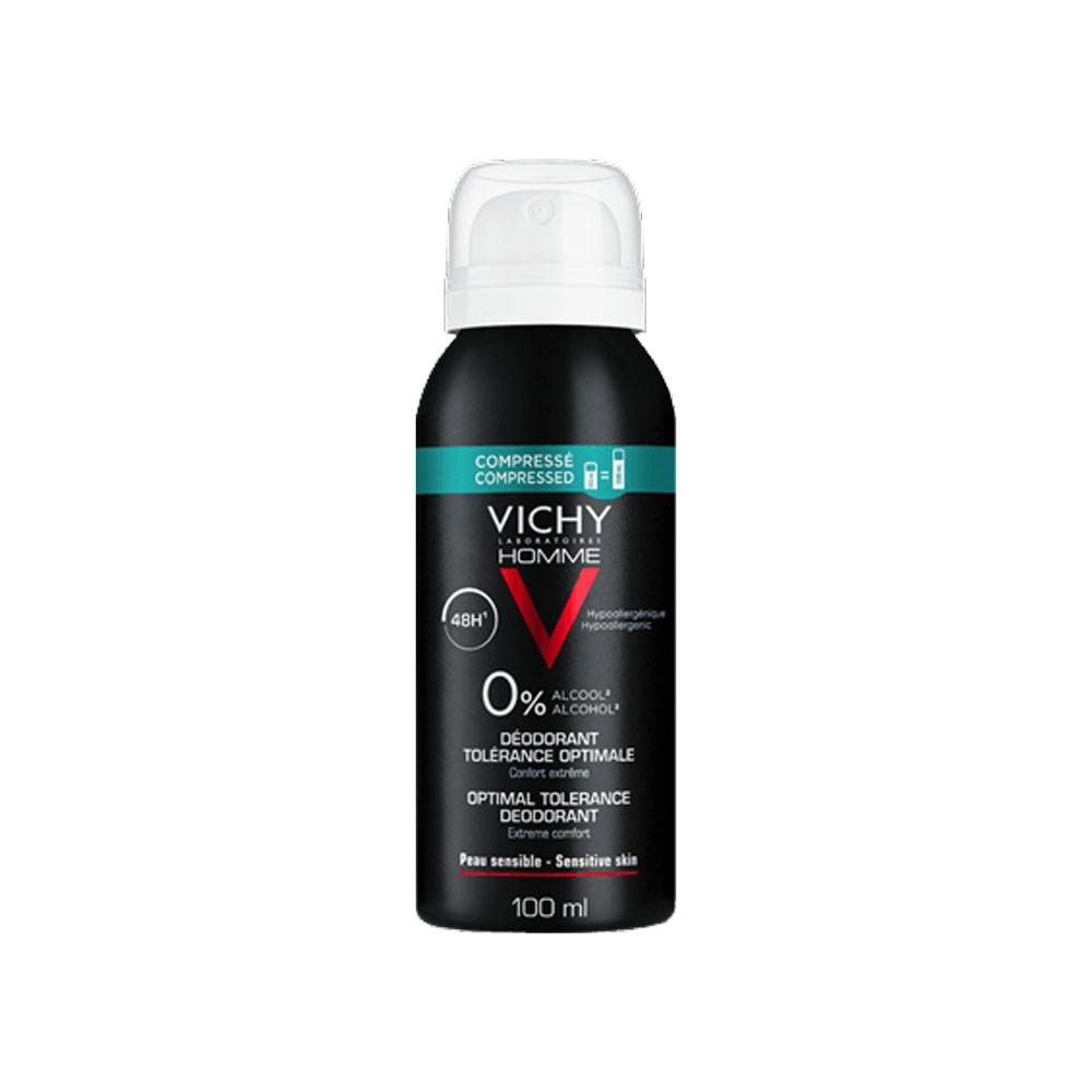 Vichy Homme Desodorante Mineral Optimal Comprimido 100 ml