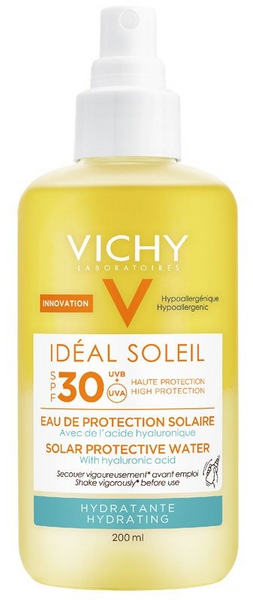 Vichy Ideal Soleil Agua de Protección Solar Hidratante SPF 30+ 200 ml