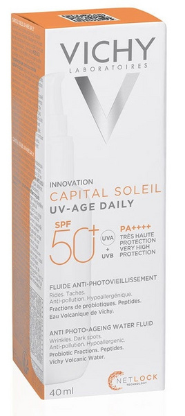 Vichy Idealia Capital Soleil UV-AGE Water Fluid Antifotoenvejecimiento SPF50+
