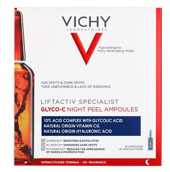 Vichy Liftactiv Ampollas Glyco-C Peeling Noche 10 Uds x 2 ml