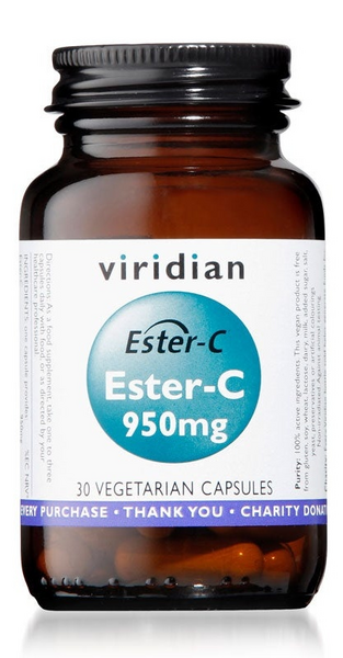 Viridian Ester C (Vitamina C) 950 mg 30 Cápsulas