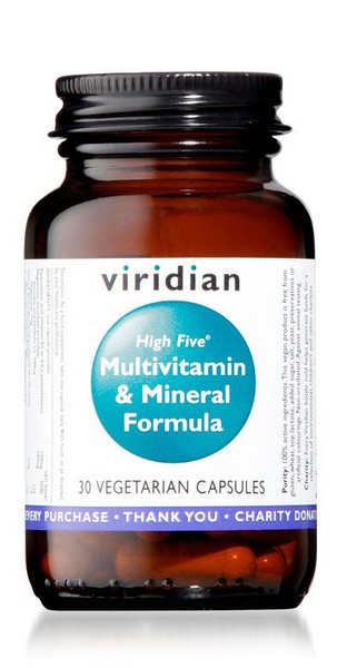 Viridian High Five Multivitaminas y Minerales 30 Cápsulas