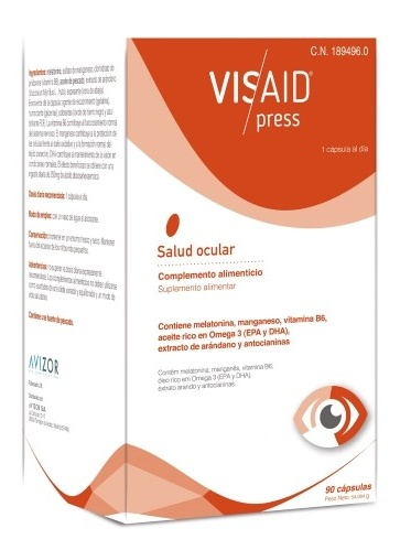 Visaid Press Salud Ocular 90 Cápsulas